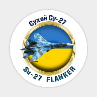 Su-27 Flanker Ukraine Magnet